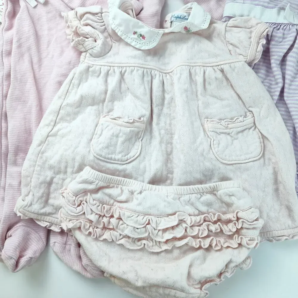 Preppy Pastel Baby Girl Bundle 6M Kate Spade & Ralph Lauren